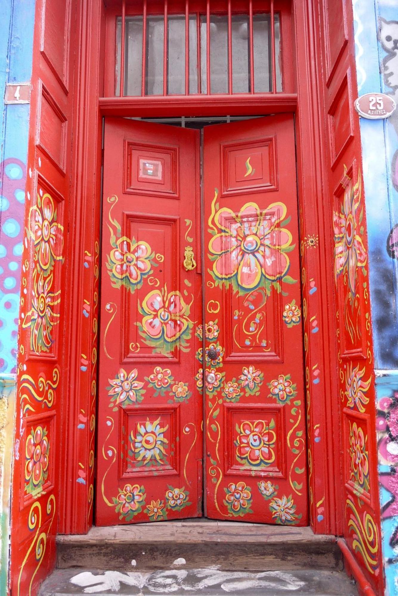 瓦尔帕莱索 La Puerta Roja酒店 外观 照片